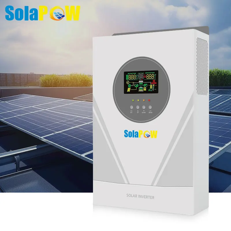 1600w 3000w 8000w 10kw 12kw Off-Grid 12V  24V 48V Pure Sine Wave Solar Inverter For Solar Energy System