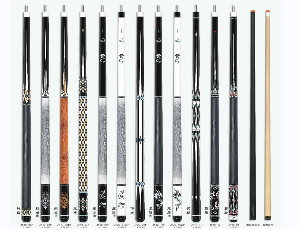 Amazon Professinal Customized Logo High Quality Snooker Billiard Pool Cue 19OZ-21OZ