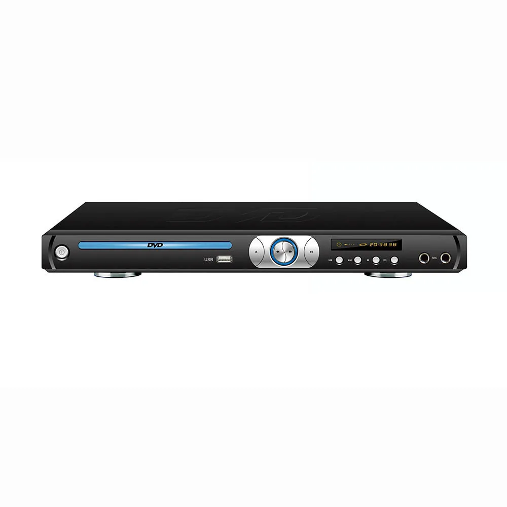 Digital dvd player support usb sd card mic amplifier dvd player with fm radio