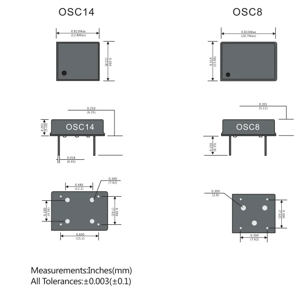 Strong First Half Size DIP8 5V 50ppm TTL/CMOS 36.864MHz Crystal Oscillator
