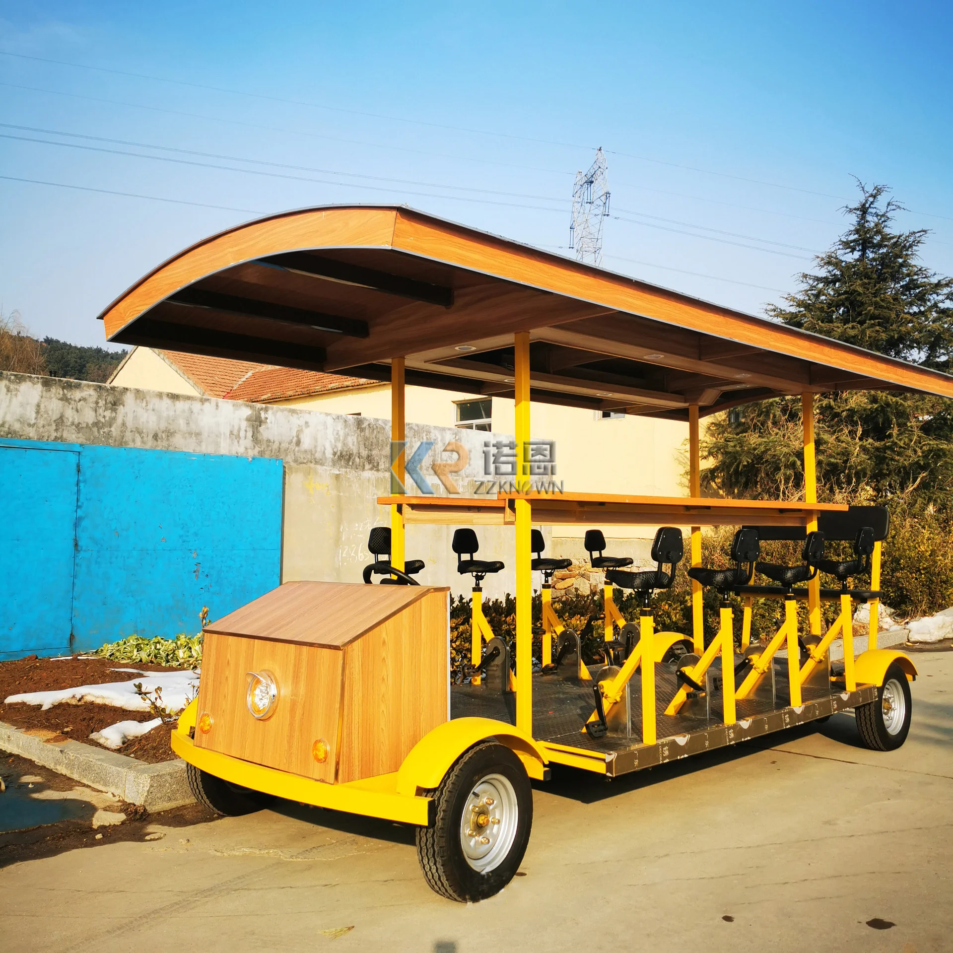 Sightseeing Car Professional High Performance Factory Supply Scenery Spot Electric Tour train Tourist Shuttle