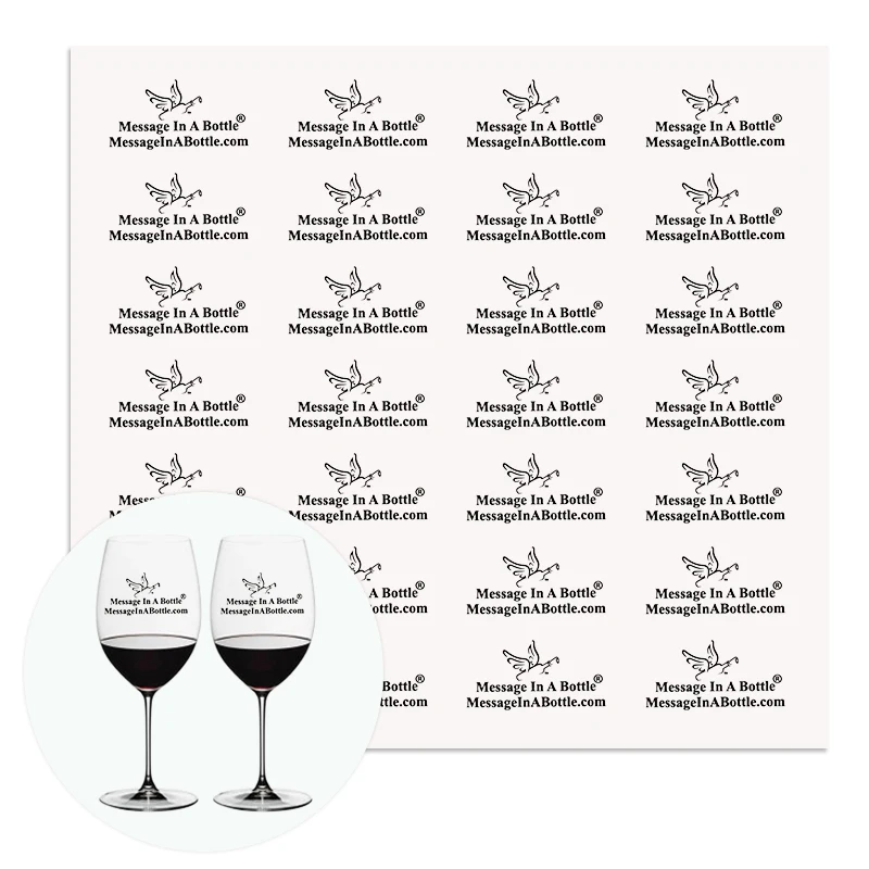 Оптовая продажа с Завода Гуандун, водная переводная наклейка A4, экологически чистые и водонепроницаемые водные переводные наклейки, печать для бокала вина