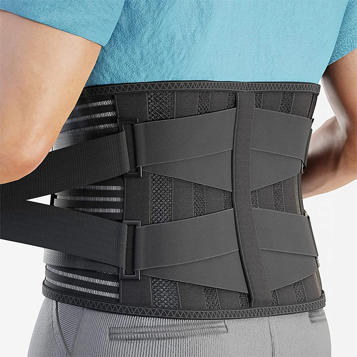 Breathable Lower Back Pain Relief Back Brace Back Support Belt with 6 Stays