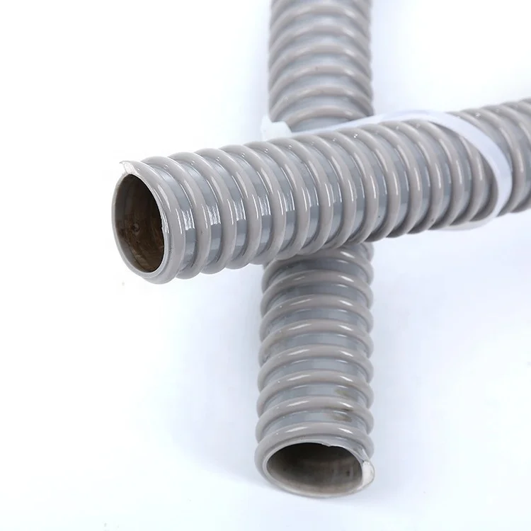 Custom Length Corrosion Resistant PVC Flexible Plastic Corrugated Hose Convoluted Tube Plastic Hose