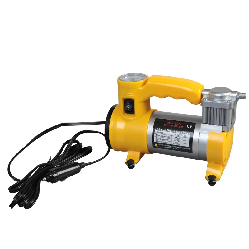 Car Accessories 12v Heavy Duty Portable Metal Air Compressor Air Pump