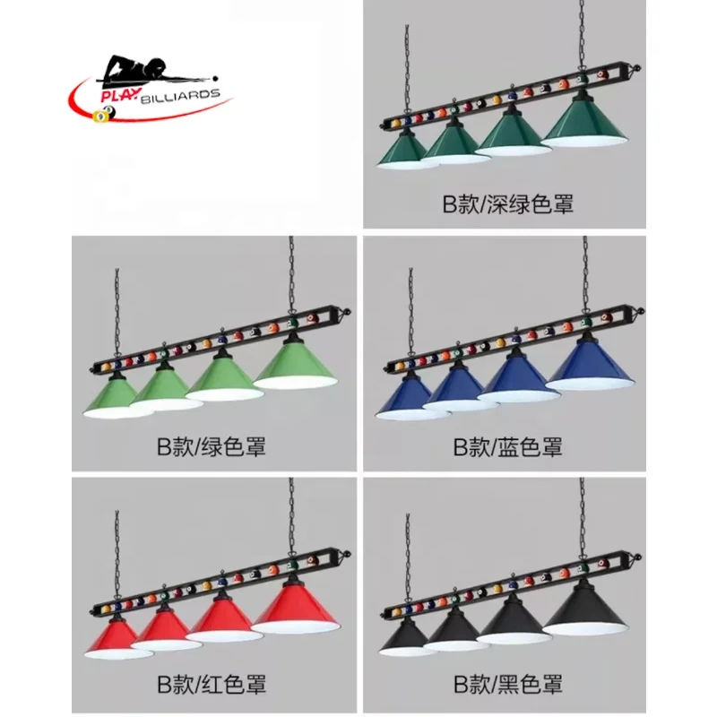 China cheap price 59inch Billiard Ball Style 3 Shades Pool Table Light/Billiard Table Light/Billiard Table Lamp