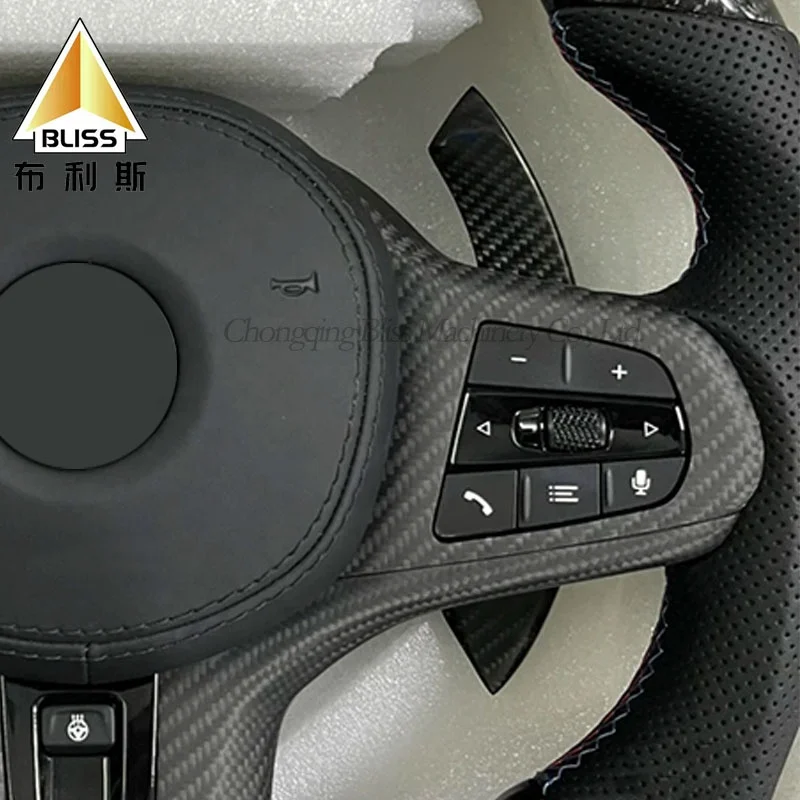 Carbon Fiber Steering Wheel Cover Carbon Fiber Steering Wheel For BMW F15