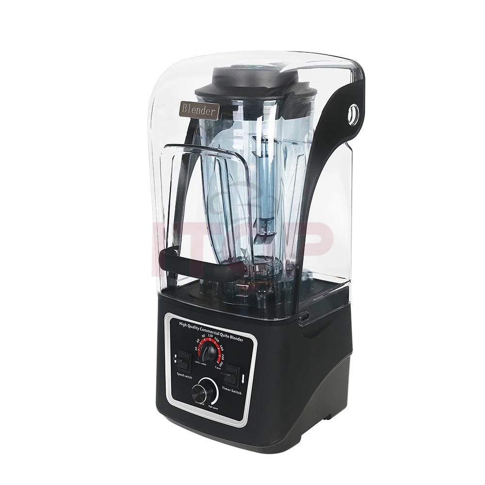 5L Large capacity blender commercial blender with sound cover Professional high speed smoothies blender