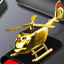 New creative car perfume metal solar rotating helicopter aromatherapy ornaments car accessories