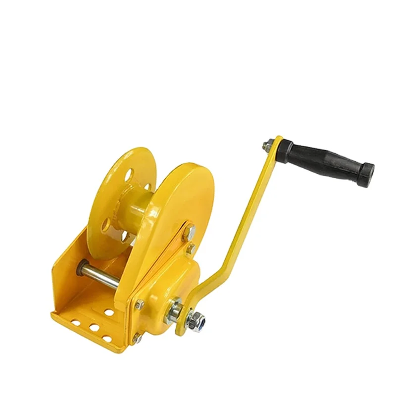 XINQI Yellow color  Manual Hand Brake Winch 2600lbs