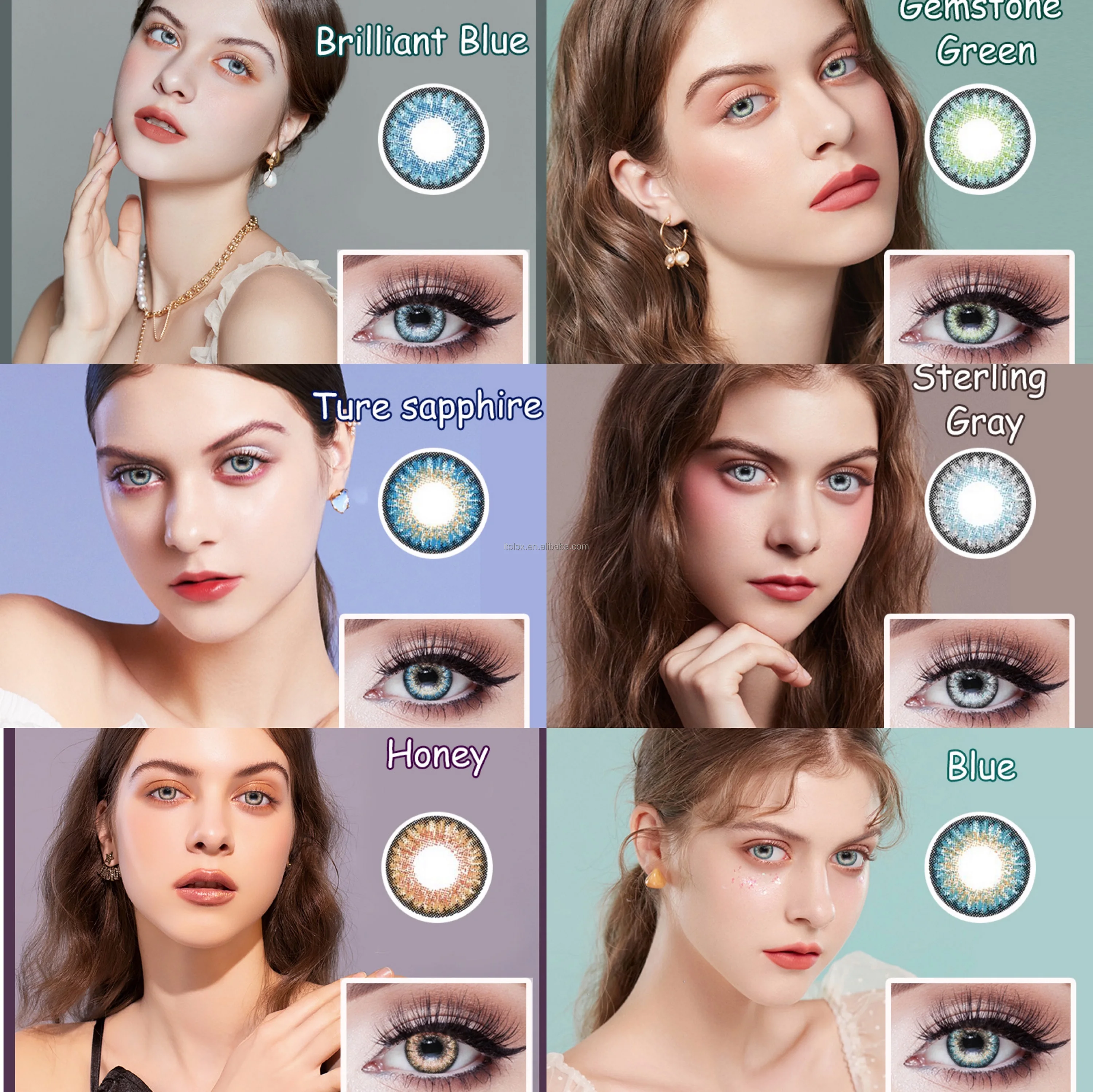 Free shipping 2020 New Natural Contact fresh Lenses Womens Wholesale Color Contact Lenses