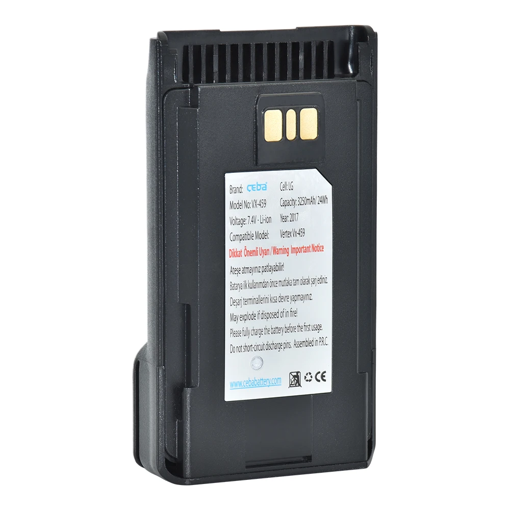 7.4V 3400mAh Li-ion Rechargeable Talkabout Battery for Vertex Standard VX-459 EVX531 EVX-534 EVX-571 EVX-581 EX-261