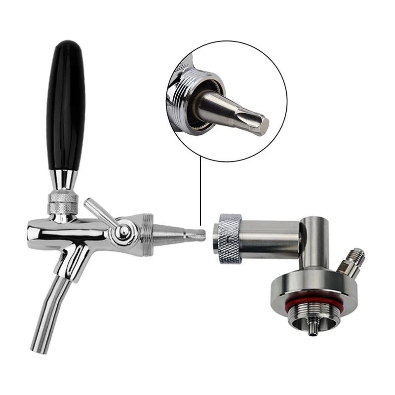 2/3.6/4/5/10 L Stainless Steel Mini Keg Tap Dispenser for Craft Beer Dispenser System Home Brew Beer Growler Spear