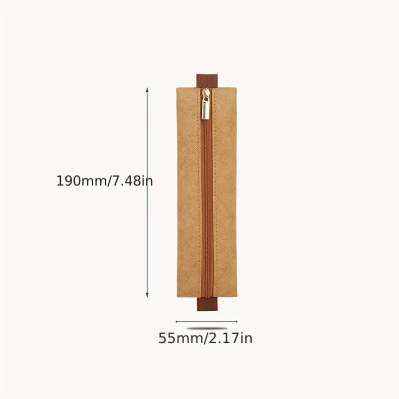 Mini Dupont Paper Pencil Case Notebook Student Pen Bag With Strap Small Portable Stationery Storage Bag