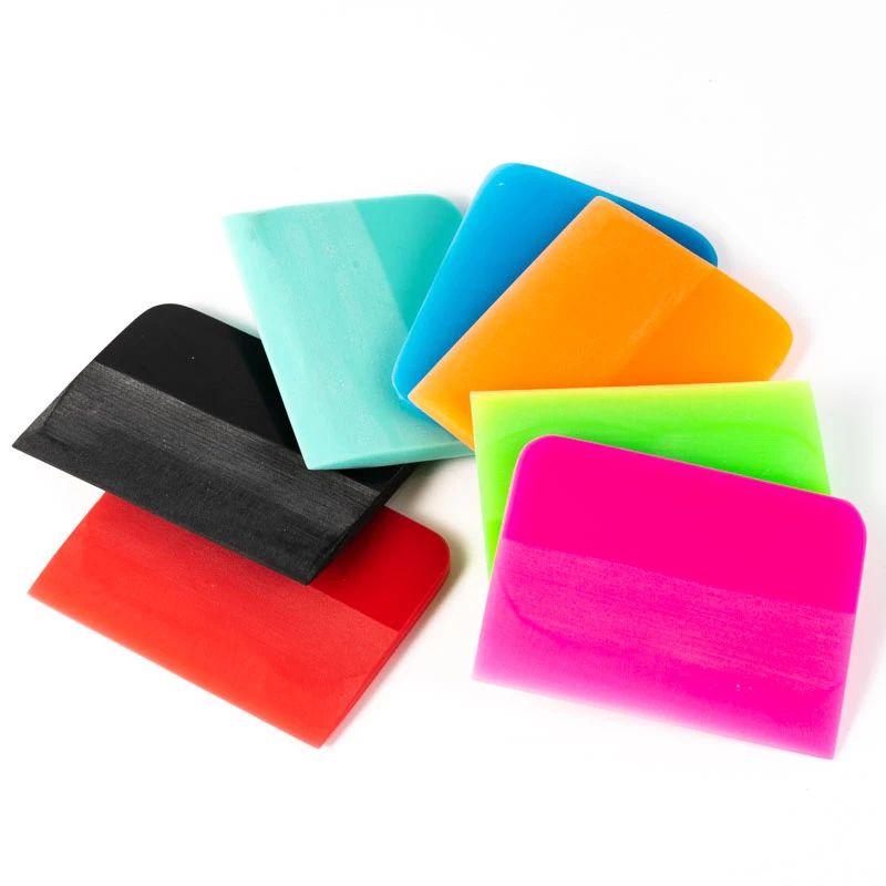 7mo 10cm Professional Squeegee Colour Mixture Window Soft Silicone Rubber Ppf Squeegees For  Auto Vinyl Wrap