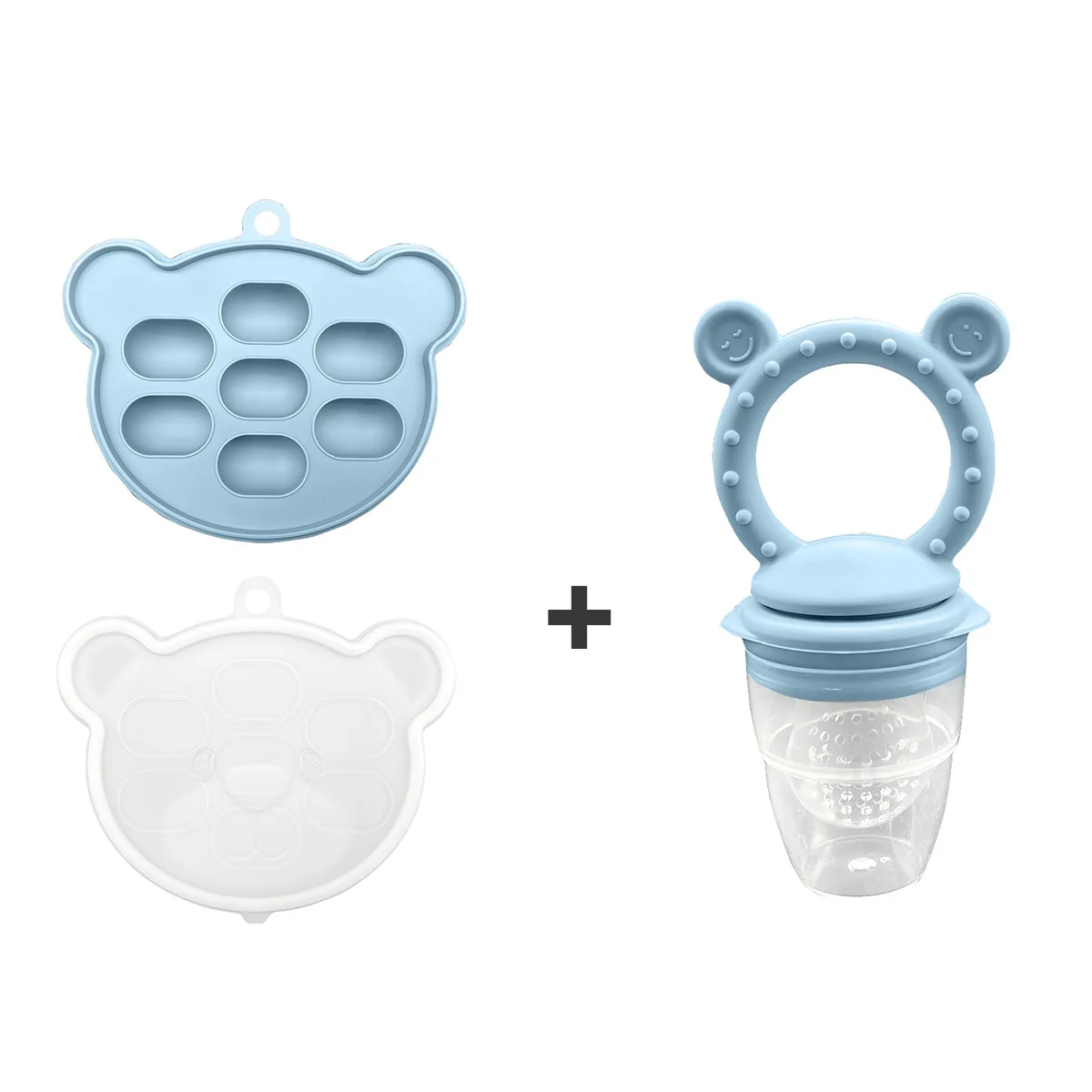 Food Grade Silicone Complementary Ice Grid Model Bites and Pacifier Bites Baby Bite