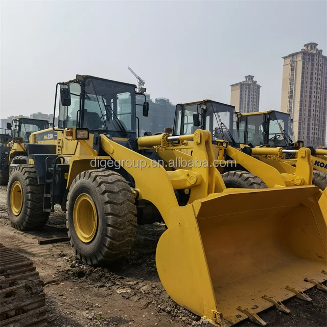 Good Condition Original Japan Equipment Wheel Loader Machine Komatsu Used Wheel Loader WA320-5