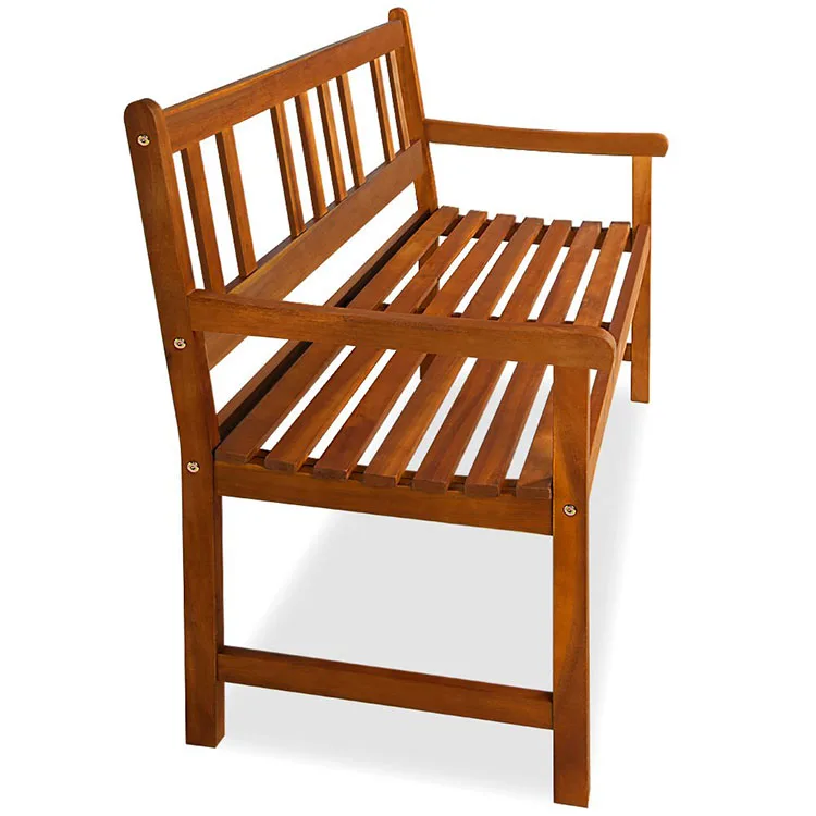 high quality good sale hardwood concrete park garden benches for outside