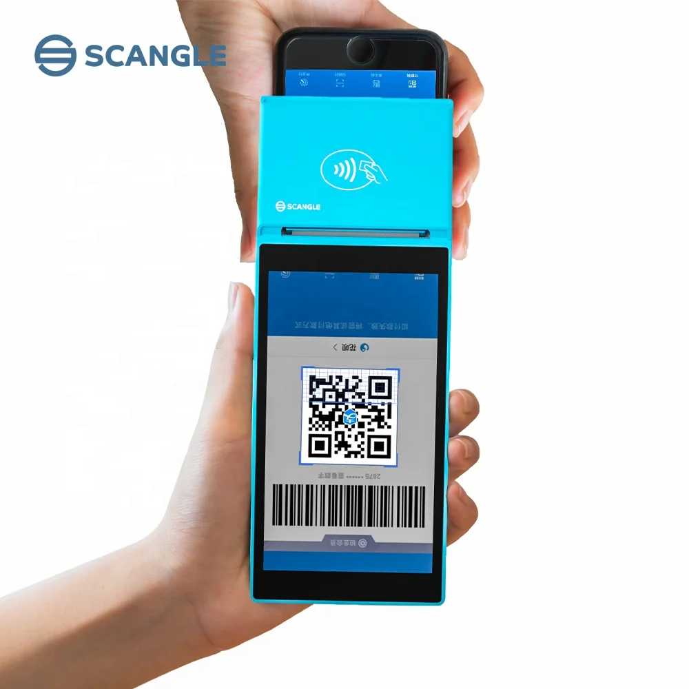 Соканчик заводской 5 дюймов ручной POS с 58 мм чековый принтер + NFC сканер