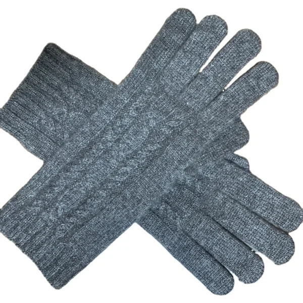 Women 100% cashmere mittens for winter