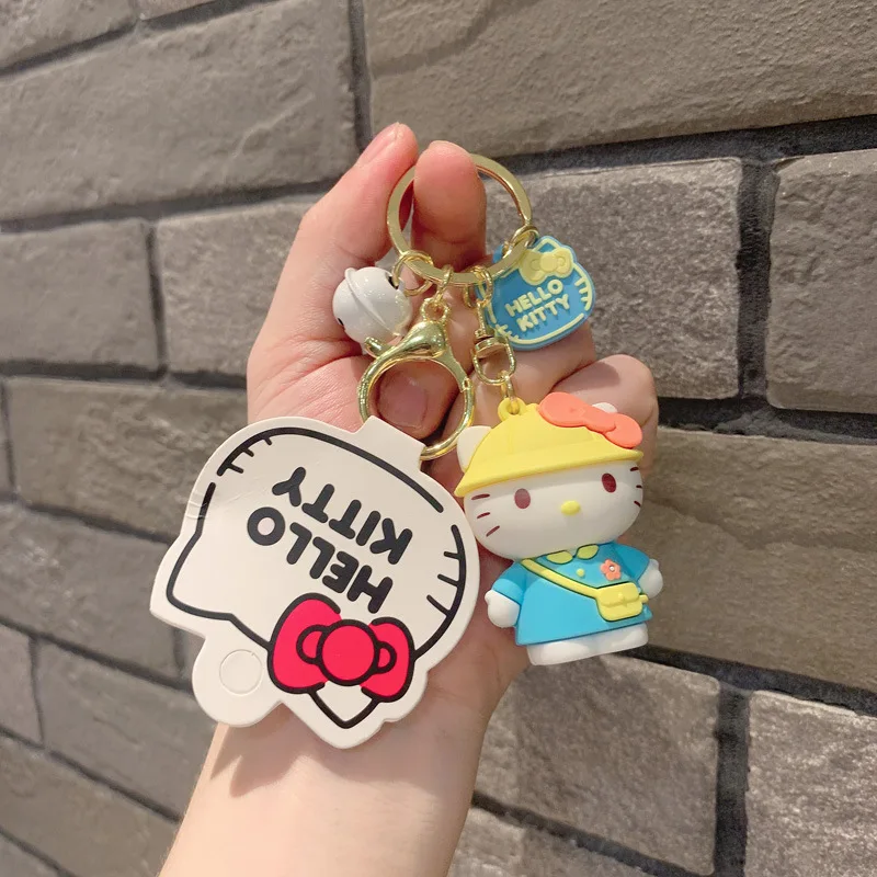 2024 High Quality Sanrio Hello Kitty Keychain Women Girl Bag Car Key chain under dollar Hello Kitty Accessories kawaii