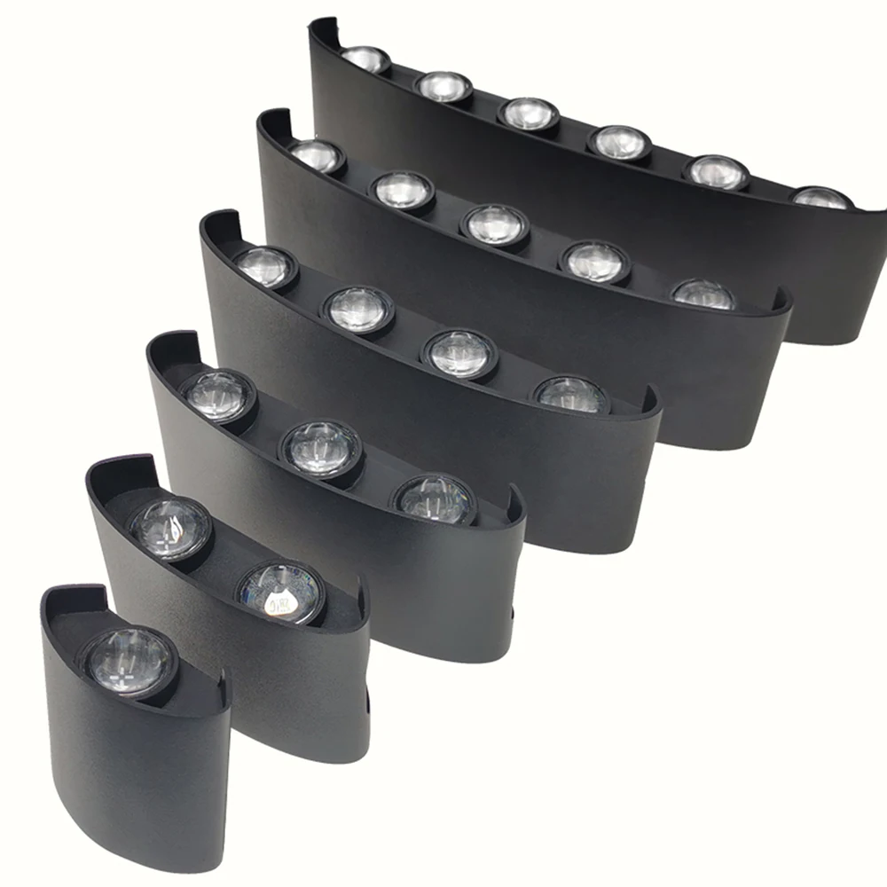 12w Upper and Lower Waterproof Wall Lamp Hotel Garden Porch Wall lamp lighting indoor and outdoor led wall lamp