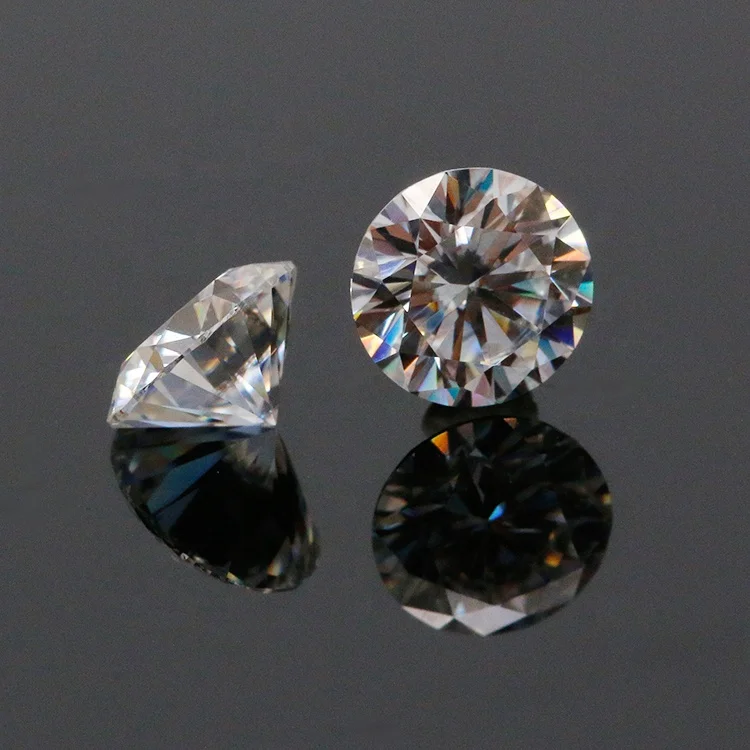 100pcs/bag Synthetic CZ Stones Price Round Brilliant Diamonds Cut Cubic Zirconia