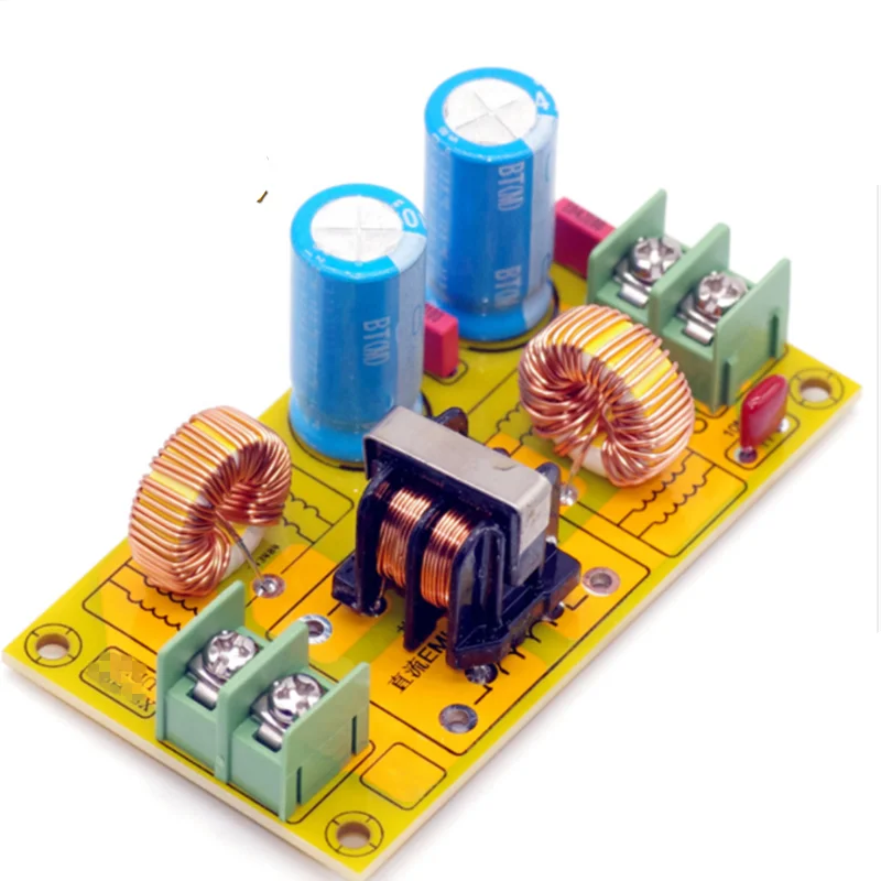 Automotive audio high-frequency filtering EMI Electromagnetic interference filter board  2A 4A 10A 20A DC LC filter