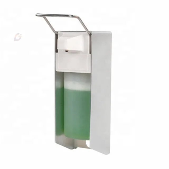 Wall plastic refill aluminium hand manual liquid soap dispenser pump bottle 1L