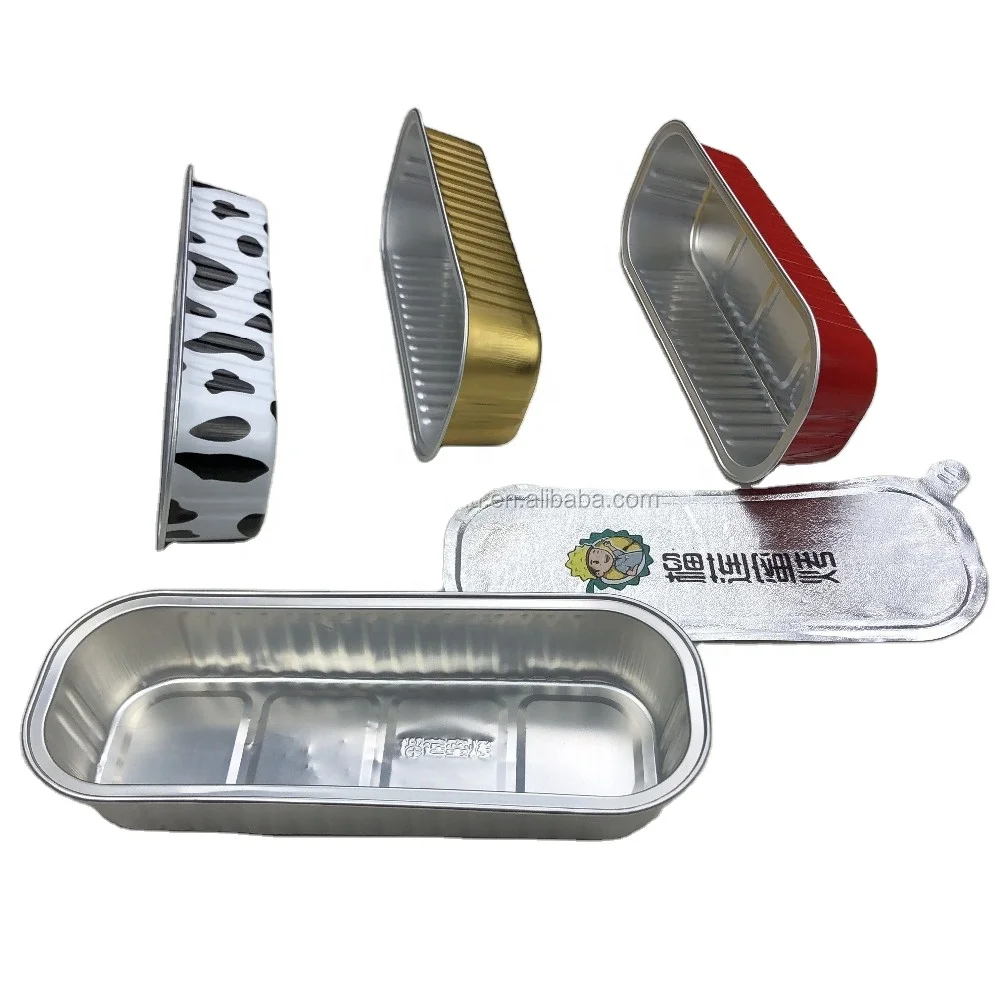 Wholesale  customized personalized aluminium microwave safe storage container food  aluminum  food tray  muffin tray  loaf pan