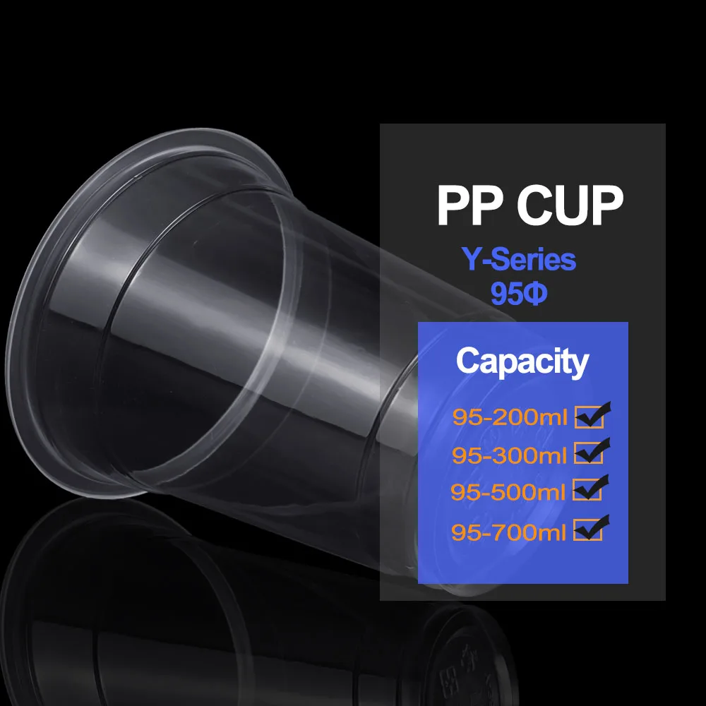 Clear Plastic Cups Disposable Taza de jugo Cold Party Drinking Cups for Events and Everyday Use Vasos de plastico