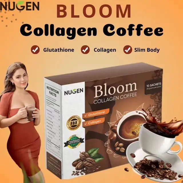 Wholesale Private Label Pure Organic Bloom Slimming Instant Coffeecoffee Powder With Collagen