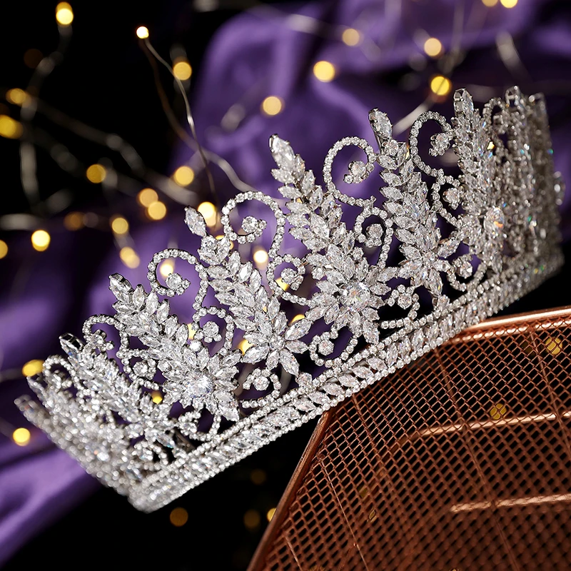 bridal tiara miss universe crown pageant crowns for women wedding head pieces accessories for dresses BC6578