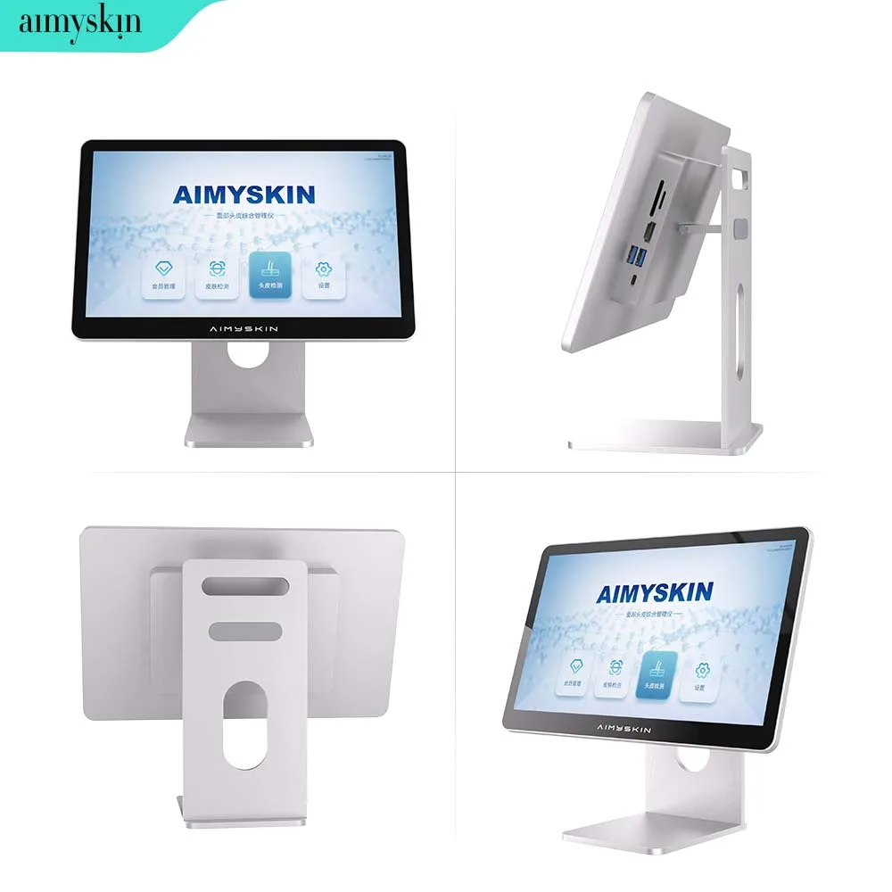 OEM UV Light Facial Care Skin Detector Face Analyzer 2 in 1 AI Skin Hair Scalp Digital Camera Portable Skin Analysis Machine