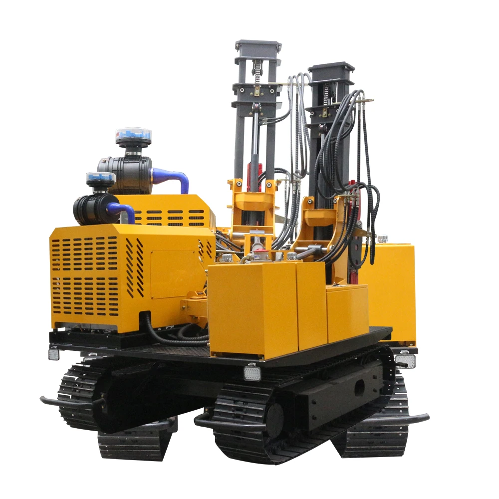 The factory-direct GPS photovoltaic solar pile driver is suitable for photovoltaic power stations, sold well in many countries