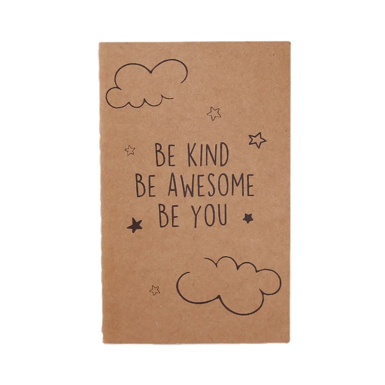 Wholesale Office Supplies Death Note Notebook Kraft Paper Laptop Cute Pattern Journal Notebook For Student