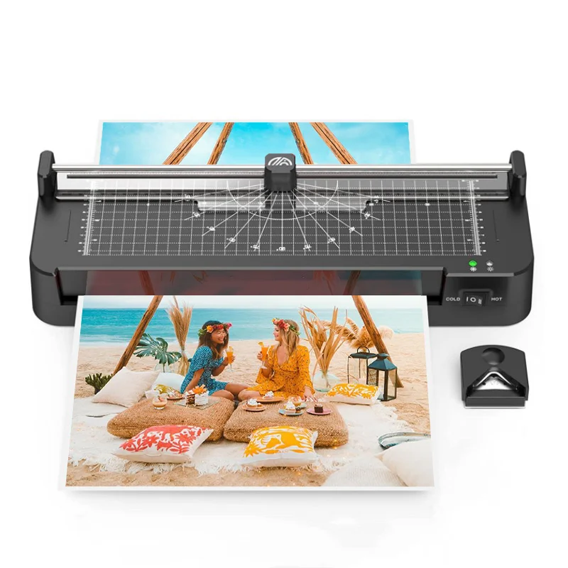 A3 Size Large Format Advertisement Photo 330MM Width Laminating Hot Cold Laminator Machine