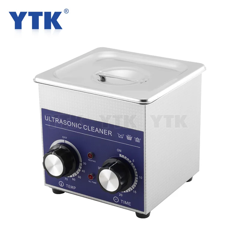 YTK-MH-009HJ 1.3L Heating Timing Ultrasonic Cleaning Machine Stainless Steel Adjustable Cleaning Small Wash Ultrasonic cleaner