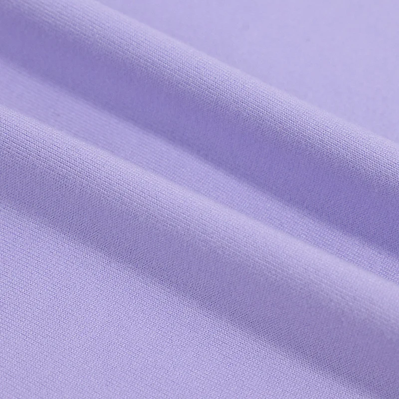 high elasticity plain dyed milk silk swimsuit poly stretch knitted spandex fabric for dress lining and jersey