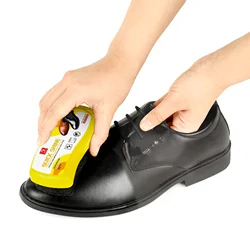 Most popular  Brand quick shoe shine sponge , Leather Shiner Good Price In Factory Neutral Black Color Neutral Polish