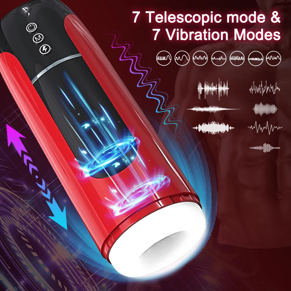 Electric Realistic Pussy Automatic Deep Sucking Male Masturbator Cup Penis Sucking Vibrator Massager Male Masturbator Machine