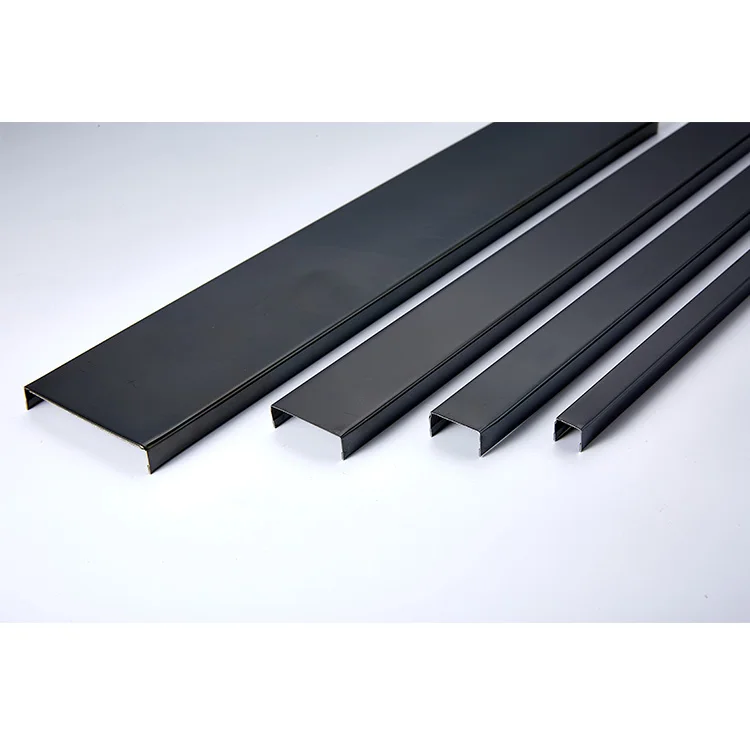 Wall strip stainless steel tile trim for TV backdrop livingroom