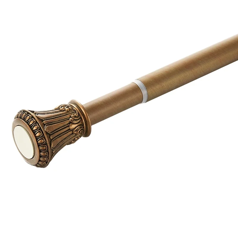 Прямая Продажа с фабрики Лучшая форма для душевой занавески роскошный золотой стержень домашней ванной