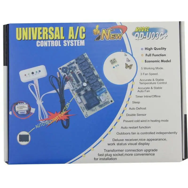 Hot Selling QD-U03C+ Universal Air Conditioner PCB Board AC Remote Control Board System