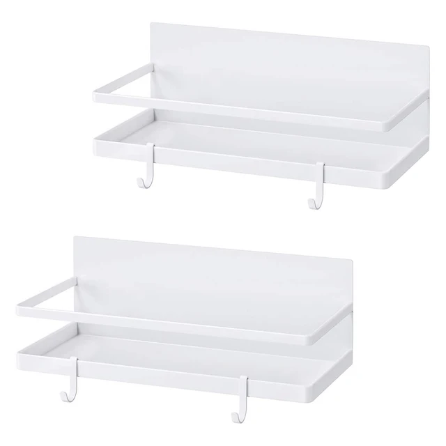 Luxury High Quality Toilet Roll Holder Organizer Kitchen Shelf Fridge Magnetic Spice Rack For Refrigerator