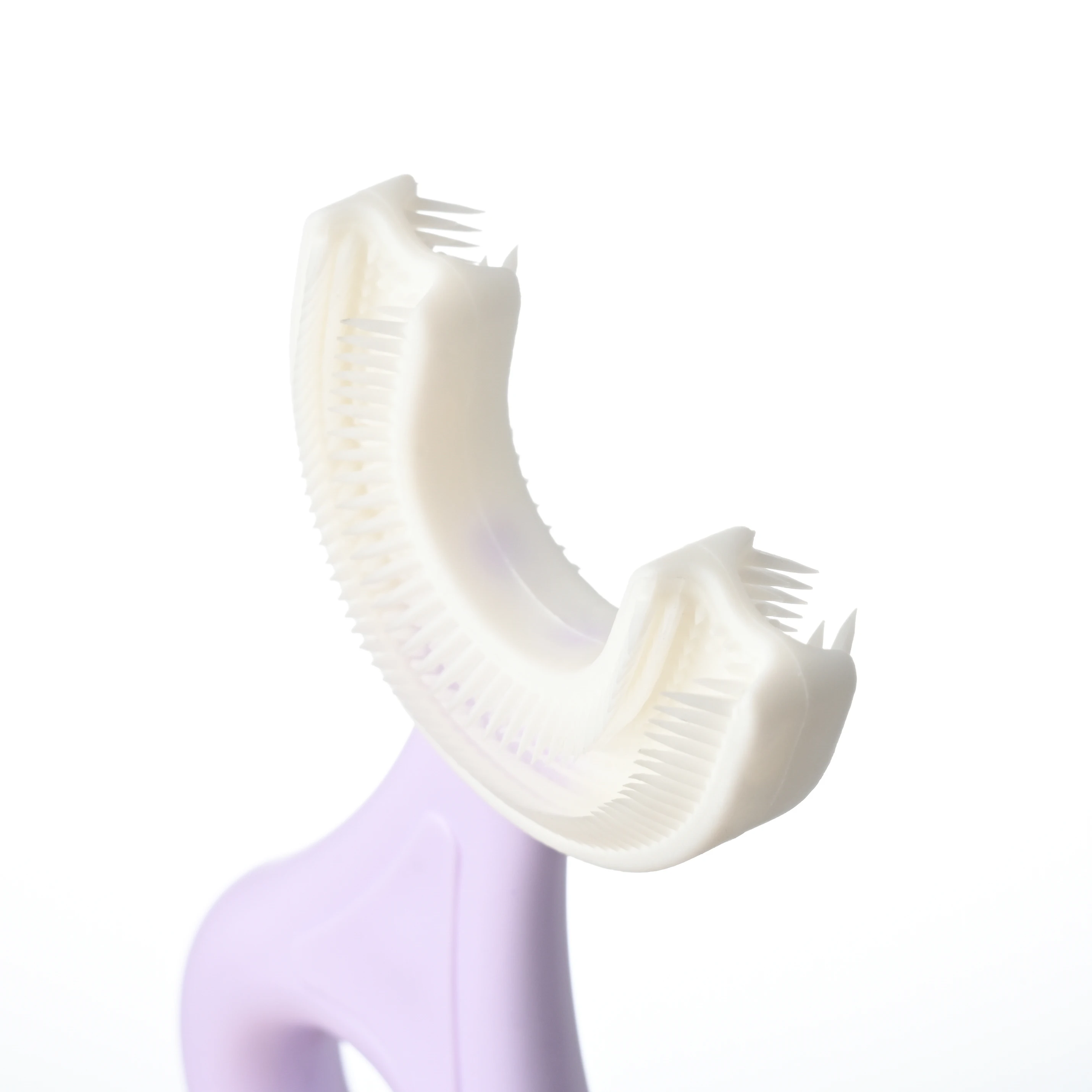 High Quality Baby U Shape Toothbrush 360 Kid Children Circle Handle Nano Extra Soft Healthy Toothbrushes