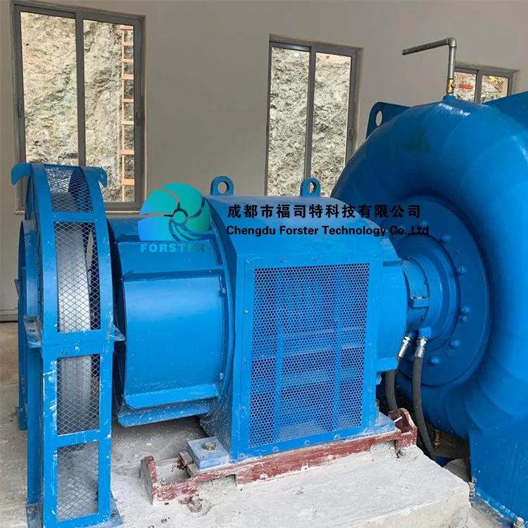 1MW Renewable Energy Flywheel Hydro Turbine Generator Mini Water Turbine and Generator