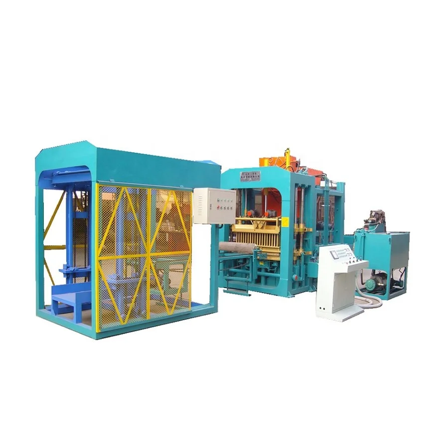 Full Automatic Block Machine Line QT12-15 produce all kinds of blocks for sale In Factory Price