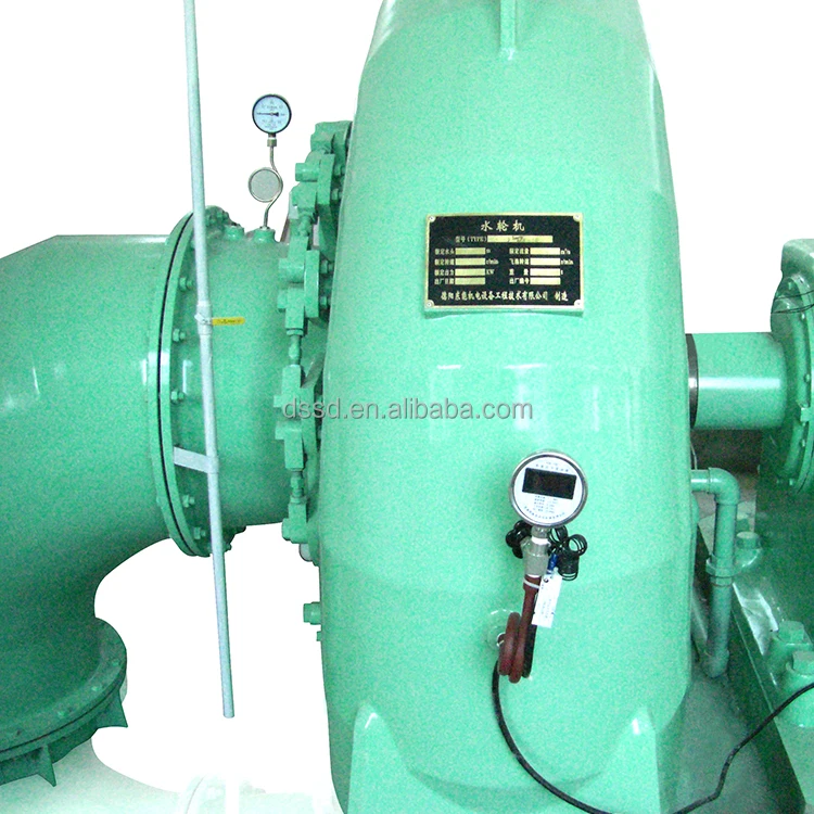 1000kw to 2500kw Francis Hydraulic Turbine Generator Vortex Turbine for Water Hydropower Use