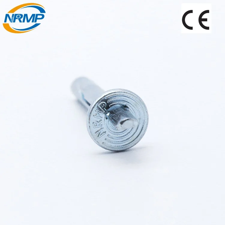Carbon steel zinc plated round head ceiling anchor bolt
